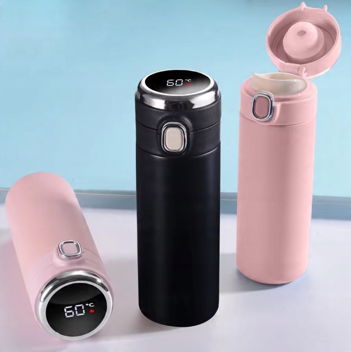 KUBEK TERMICZNY LED BUTELKA PRÓŻNIOWA 420 ML