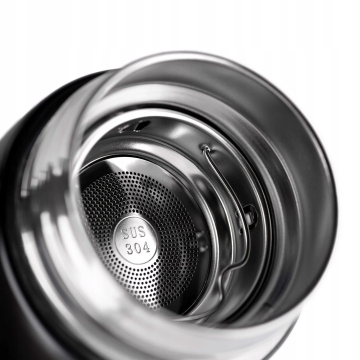 Kubek Termiczny z Grawerem Wyświetlacz 450ml Termos z Zaparzaczem na Kawę