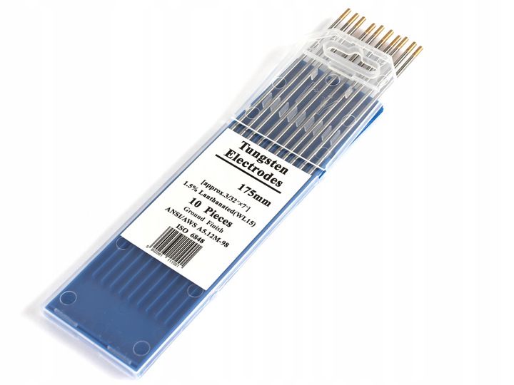 Cała paczka 10x Elektroda wolframowa TIG złota 2,4