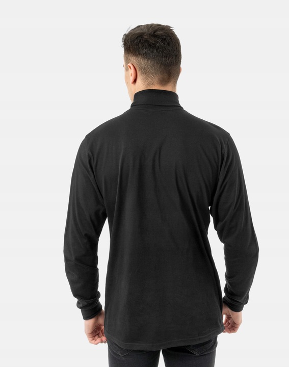 Elegancki Sweter Golf Męski Bawełniany 1620-01 XXL