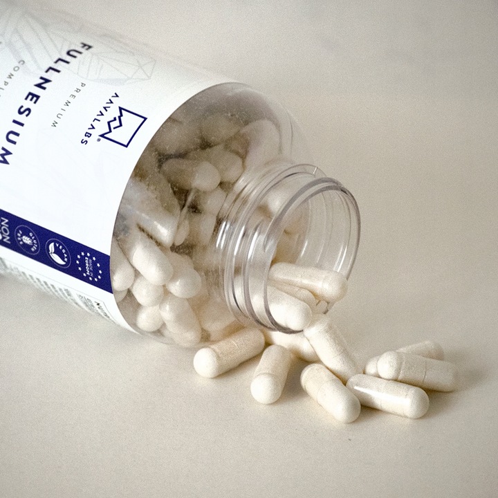 MAGNEZ COMPLEX 5 rodzajów 400mg Bisglicynian Taurynian 180 Kapsułek