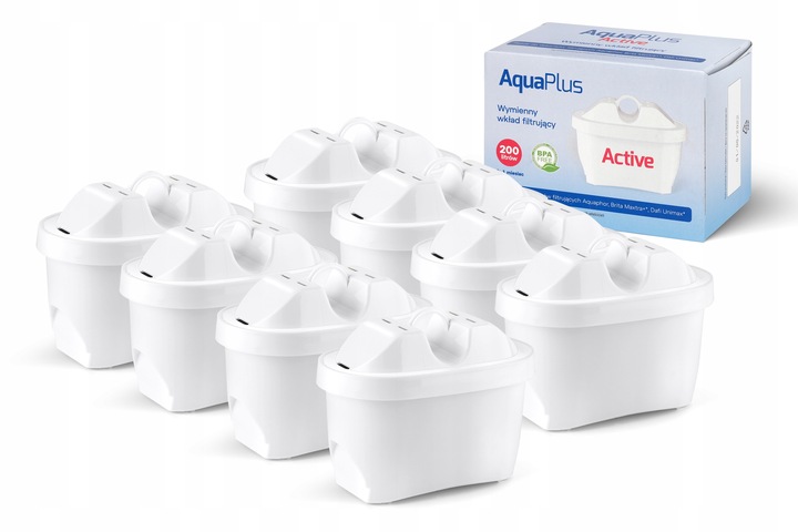 Filtr Aquaplus Active wkład do dzbanka filtrującego wodę 10 szt.