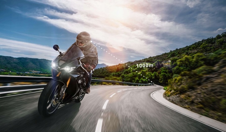 INTERKOM MOTOCYKLOWY MaxTo M6S MESH SYSTEM DO 8 MOTOCYKLISTÓW PO POLSKU