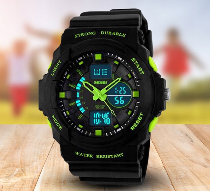 Zegarek dziecięcy SKMEI elektroniczny stoper data data LED