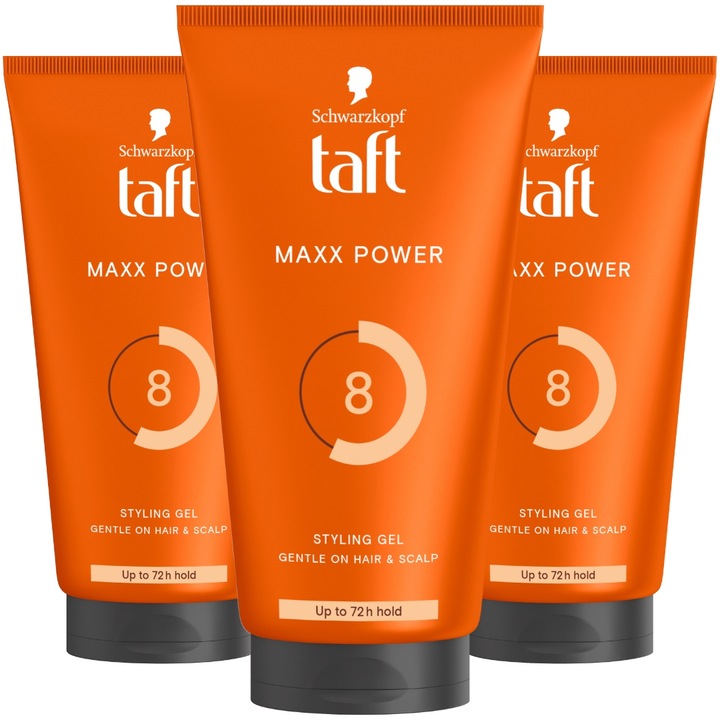 Taft Looks Maxx Power Żel do włosów 3x150ml