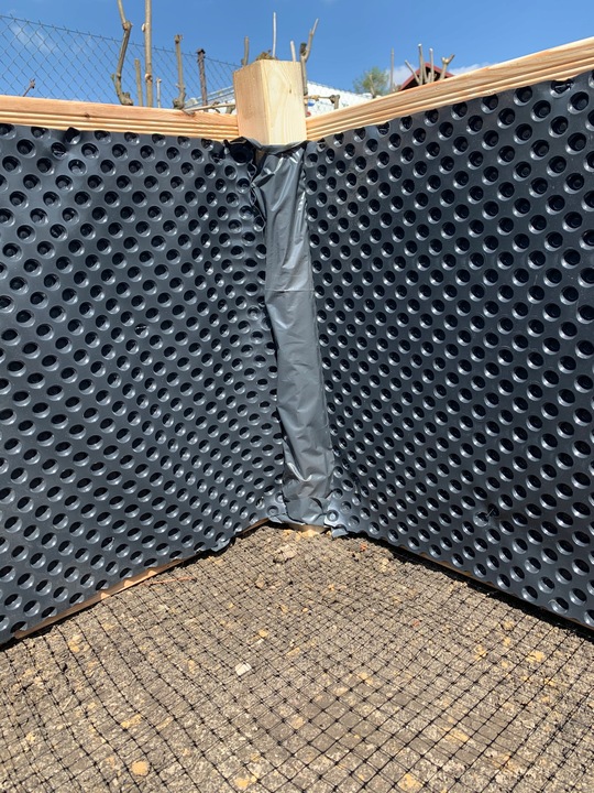 Grządka podwyższona GP12, 200x100x27, modrzew, śruby