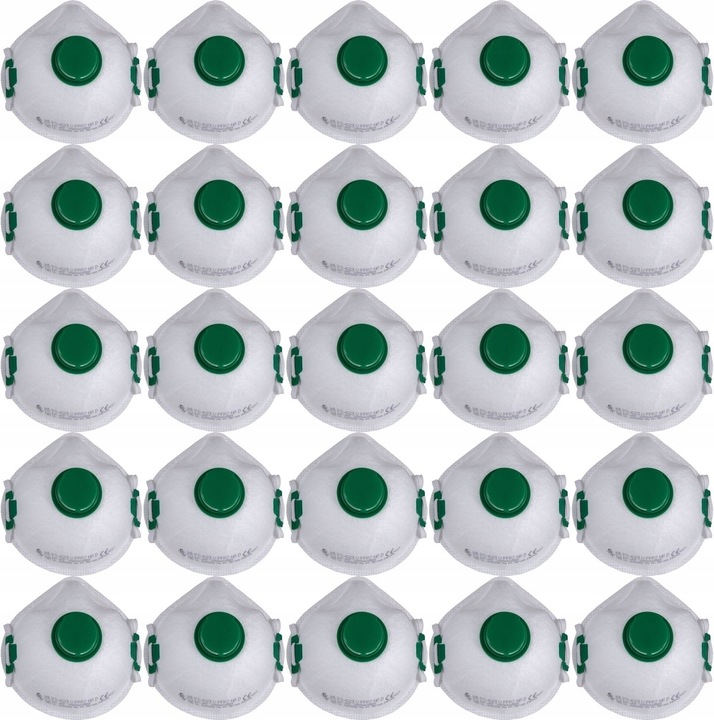 Maska półmaska filtrująca przeciwpyłowa z zaworkiem FS-623V FFP2 NR 15 SZT