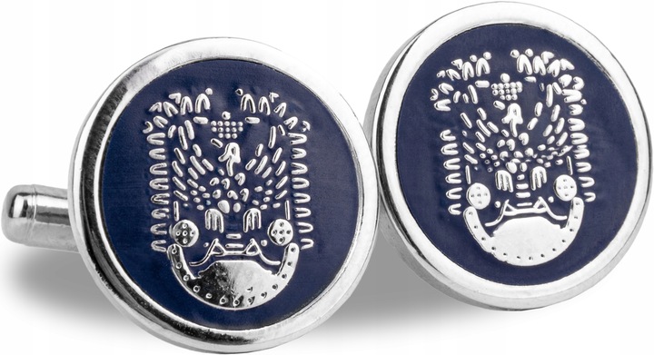 Spinki do Mankietów i Krawata Sił Powietrznych SP zestaw 841A/MON