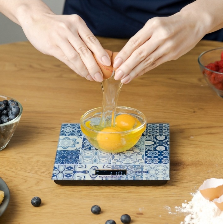 Waga kuchenna elektroniczna ZELMER ZKS1100C 5 kg LCD szkło wzór