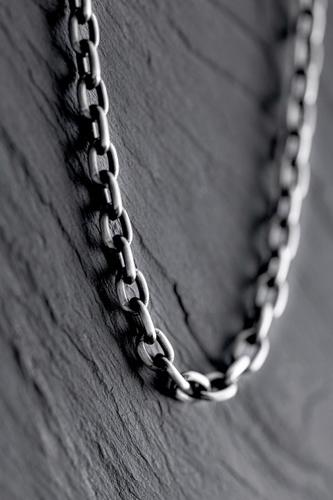 ŁAŃCUSZEK SREBRNY MĘSKI 925 NASZYJNIK - splot KOTWICZNY 55