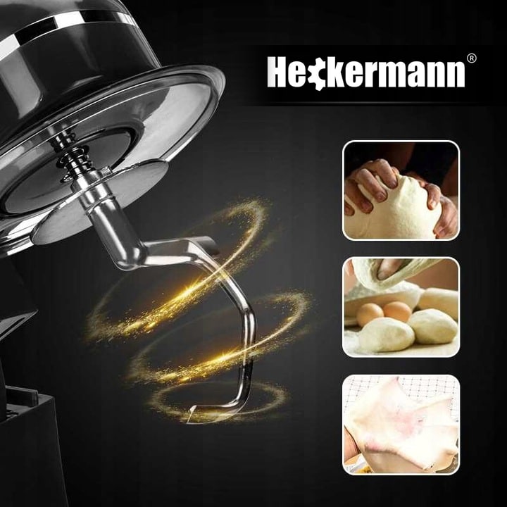 ROBOT KUCHENNY PLANETARNY MIKSER WIELOFUNKCYJNY 2200W HECKERMANN MISA 6,2L