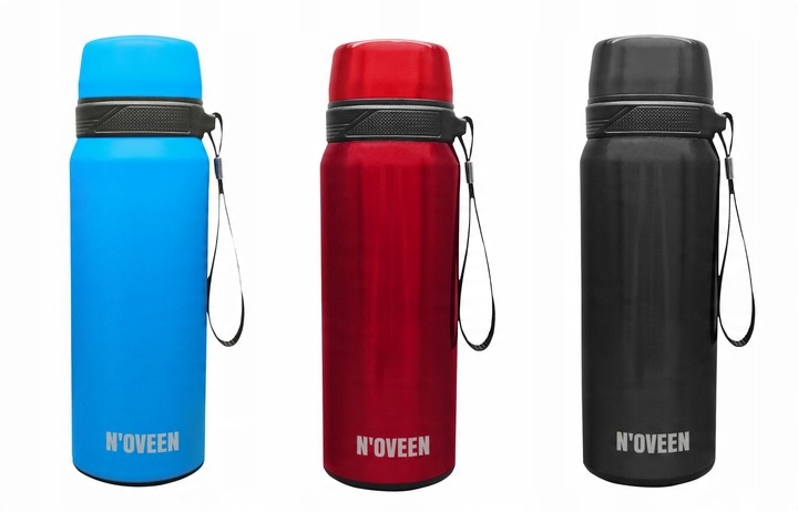 BIDON TERMOS BUTELKA KUBEK TERMICZNY Z UCHWYTEM NA KAWĘ HERBATĘ 700ML SITKO