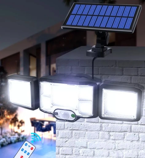 HALOGEN LAMPA SOLARNA ULICZNA SOLAR 192 LED+PILOT
