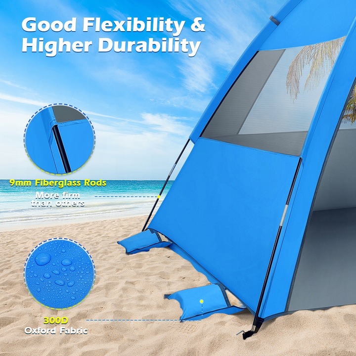 Składany Automatyczny Namiot Plażowy Turystyczny Z Filtrem UV