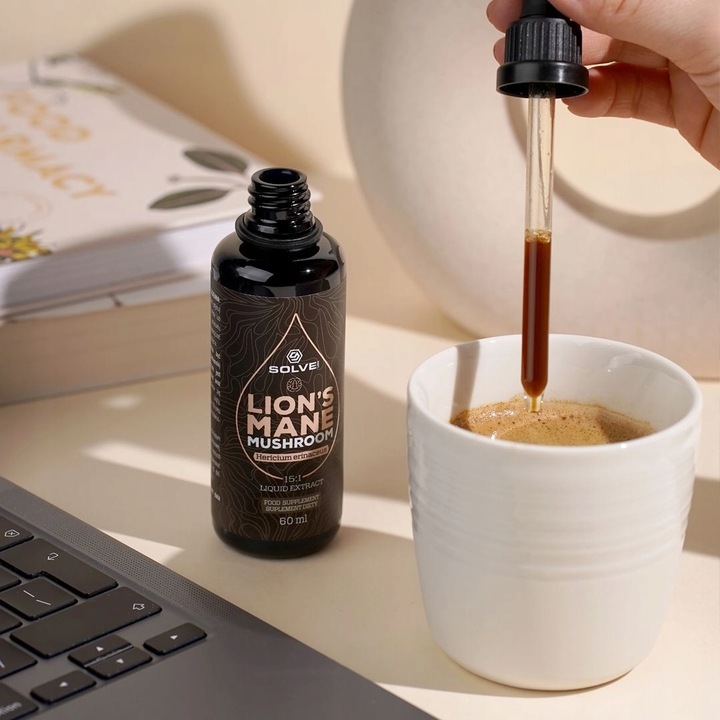 Soplówka jeżowata (Lion's mane) w kroplach 60ML