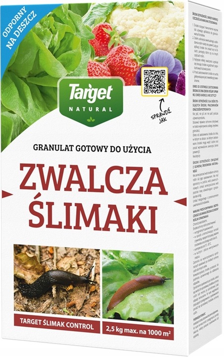 ŚLIMAK CONTROL GRANULAT ZWALCZAJĄCY ŚLIMAKI TARGET 2,5 kg