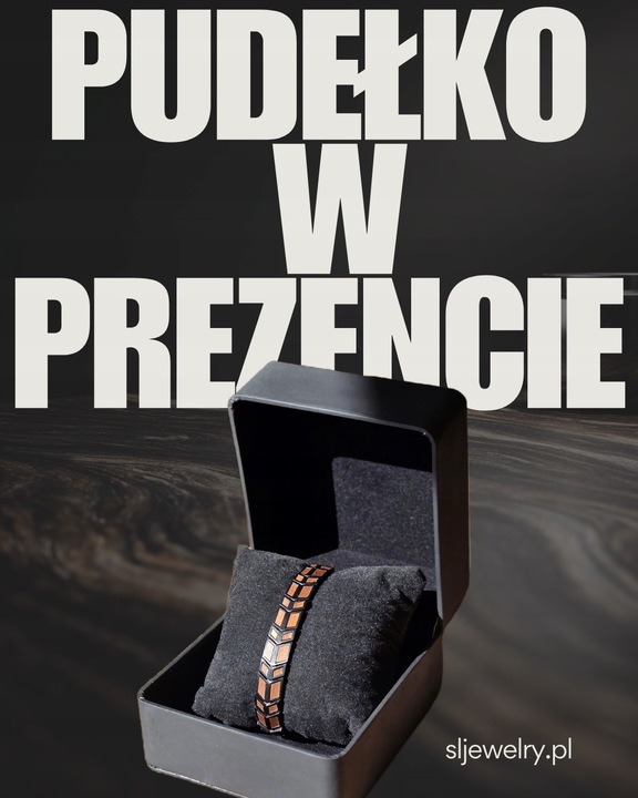 Męska bransoleta ze stali nierdzewnej i naturalnego drewna