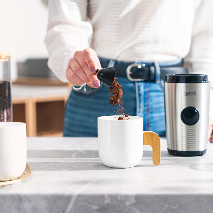 Młynek do kawy STAL NIERDZEWNA First Austria