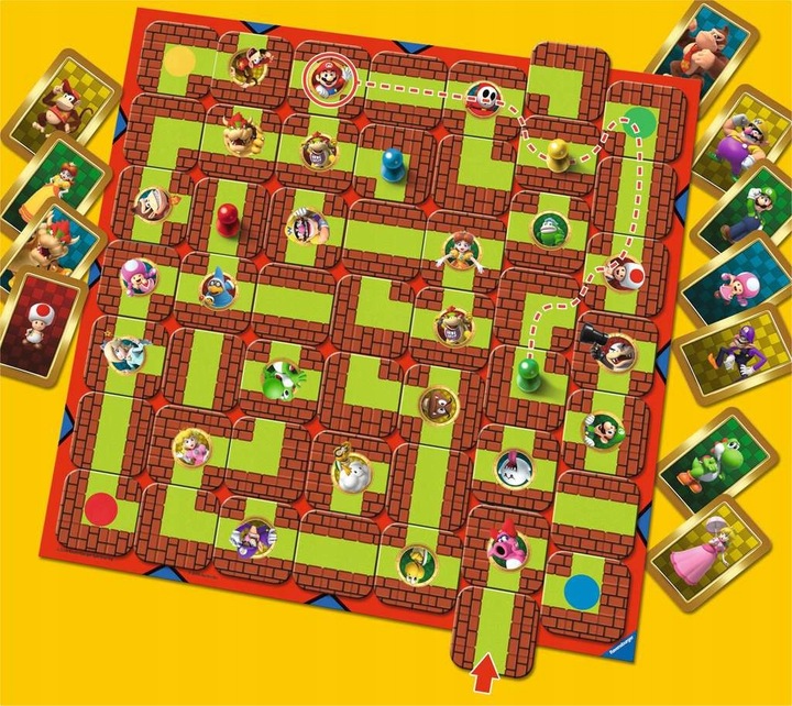 Gra Planszowa Labyrinth Super Mario Ravensburger Labirynt