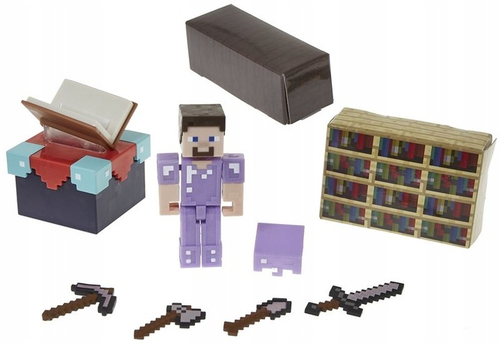 MINECRAFT MAGICZNY POKÓJ + FIGURKA STEVE GYB62