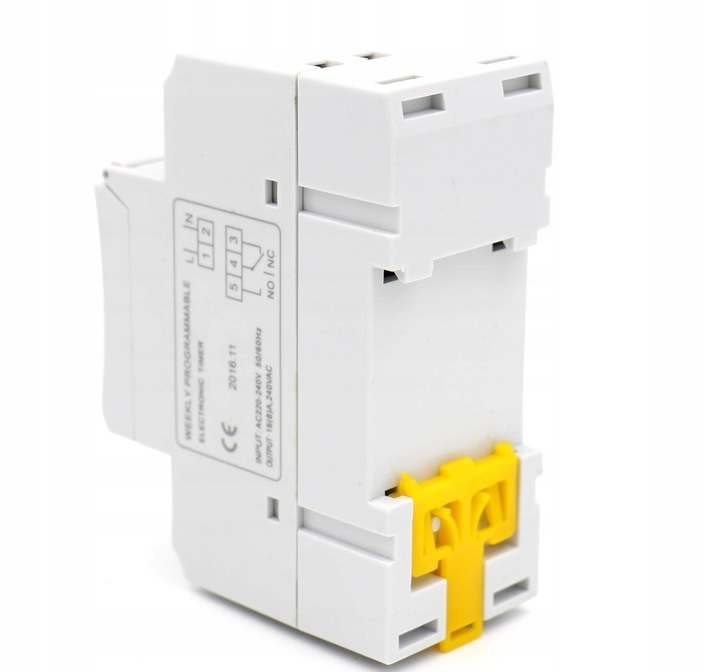 PROGRAMATOR WŁĄCZNIK WYŁĄCZNIK CZASOWY NA SZYNĘ