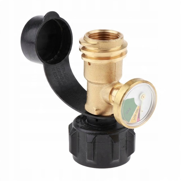 Miernik zbiornika propanu, adapter wskaźnika poziomu gazu butli (mosiądz)