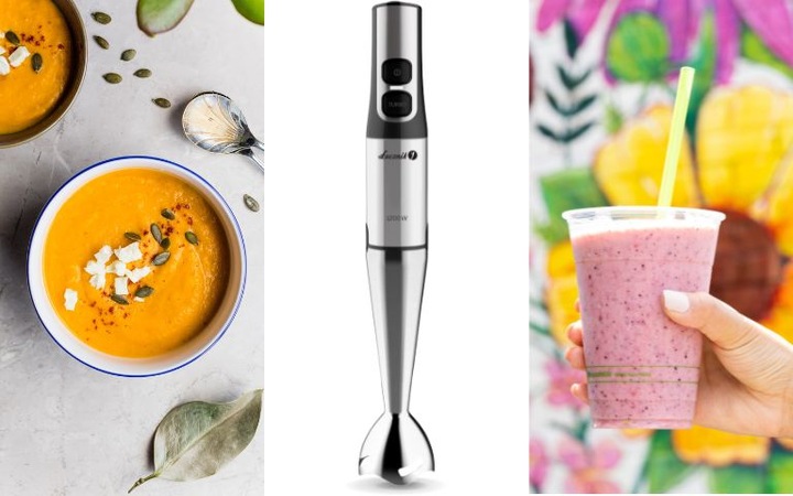 Blender ręczny Łucznik JK-1200 1200W Titanium kruszy lód