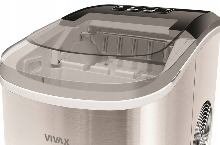 MOCNA KOSTKARKA DO LODU MASZYNA DO KOSTEK INOX S/L 12kg/dzień 240W