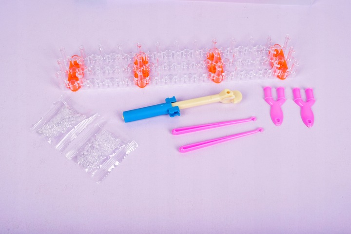 GUMKI DO ROBIENIA BRANSOLETEK DUŻY ZESTAW 6800 ELEMENTÓW XXL DLA DZIECKA