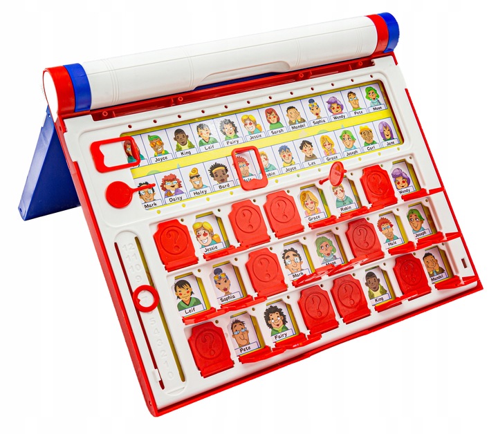 Edukacyjna GRA PAMIĘCIOWA Zgadnij Kto to? PRZENOŚNA WALIZKA 8 PLANSZ