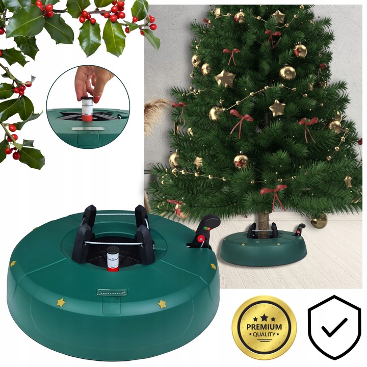 STOJAK CHOINKOWY SAMOZACISKOWY PODSTAWKA NA ŻYWĄ CHOINKĘ, WYSOKOŚĆ DO 4,5 M
