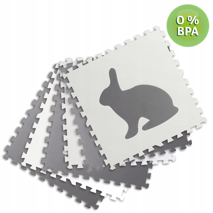 MATA PIANKOWA EVA ZWIERZĄTKA DUŻE PUZZLE 180x120 cm DLA DZIECI RICOKIDS