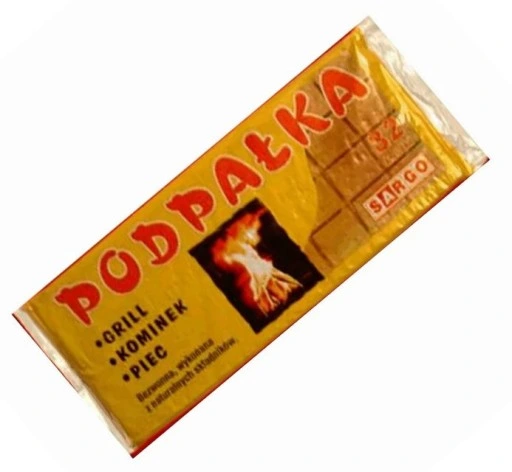 KOMPLET GRILL WĘGLOWY I PODPAŁKA 32 KOSTKI PIKNIK