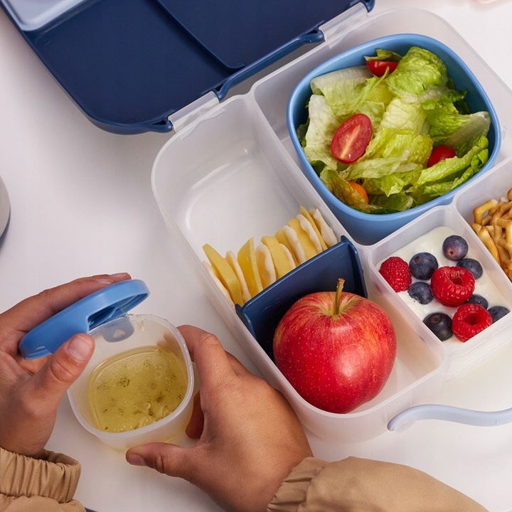 B.BOX ZESTAW POJEMNIKÓW NA PRZEKĄSKI DZIECIĘCY POKRYWKA DO LUNCHBOXA 3 SZT