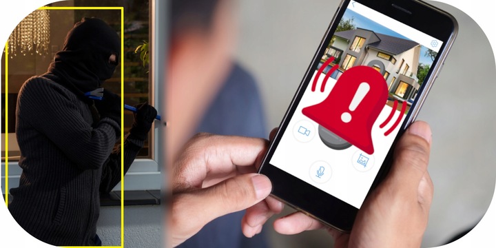 Kamera WiFi IP SMART Zewnętrzna Obrotowa 5MPx 5MP Czarna Metalowa Obudowa