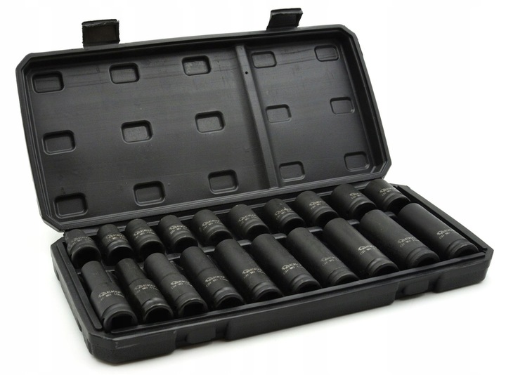 KLUCZ UDAROWY KOMPOZYTOWY PNEUMATYCZNY Z UDAREM DO KÓŁ 1560 Nm 1/2" ZESTAW