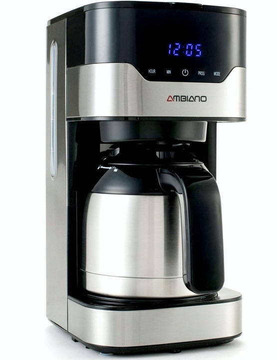 Ekspres przelewowy Medion TERMOS 1.2L 900W,Reg.aromatu kawy,do 8 filiżanek