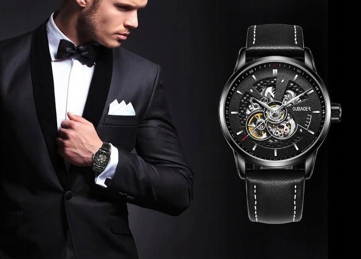 ZEGAREK MECHANICZNY MĘSKI OUBAOER 2 KOLORY