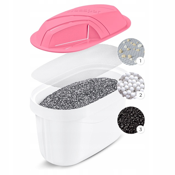 Filtr do wody Wessper AquaMax Mg+ do dzbanka Brita Dafi zamiennik - 5 sztuk