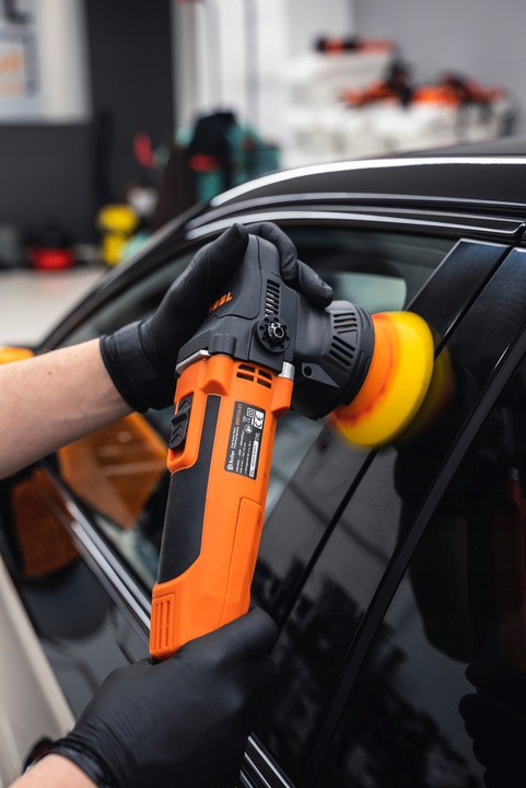 ADBL ROLLER MASZYNA POLERSKA 9MM D09125-01 + PASTA POLERSKA, 3 PADY, TORBA