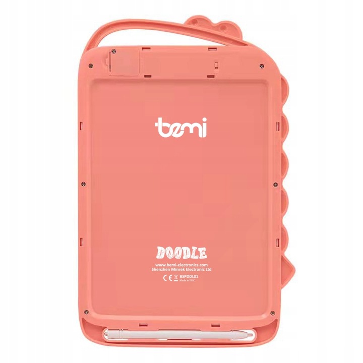 BEMI Doodle Różowy 10" Tablet Znikopis Do Rysowania Dla Dzieci (10 calowy)