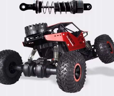 Samochód Zdalnie Sterowany Terenowy Duży 4x4 Akumulator X 2 2400 mAh