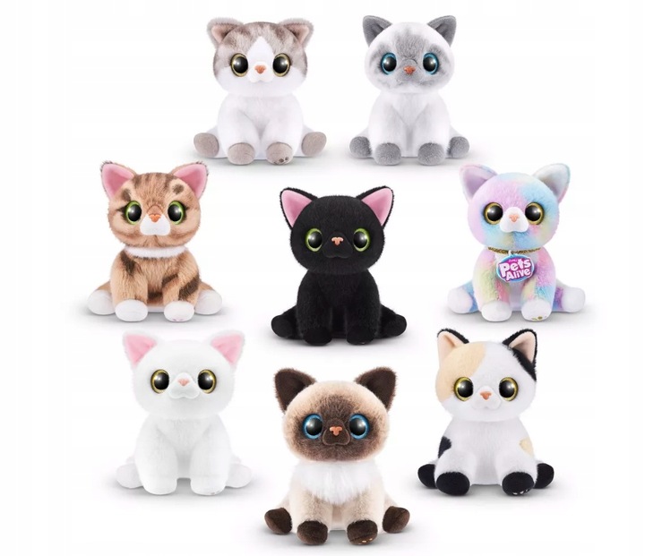 Zuru Pets Alive Smitten Kittens Interaktywny Pluszowy Kotek Niespodzianka