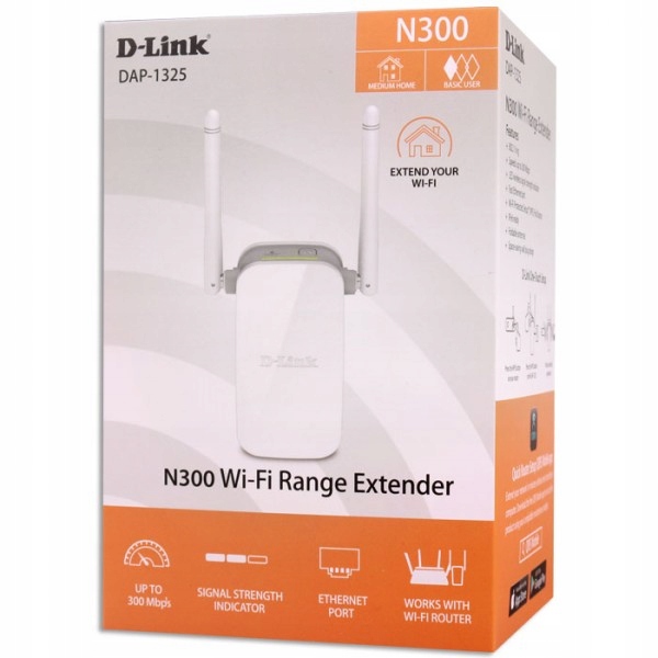 Wzmacniacz WiFi D-LINK Extender DAP-1325 2X ANTENY