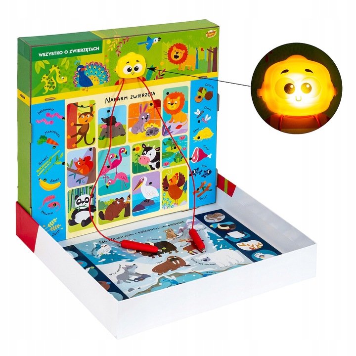 Smily Quiz elektroniczny WSZYSTKO O ZWIERZĘTACH SP98277 dla dzieci 3+
