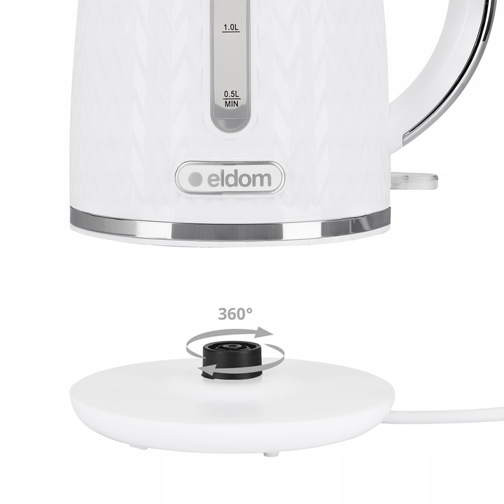 Czajnik elektryczny Eldom C260B Nelo 2000 W 1,7 l biały