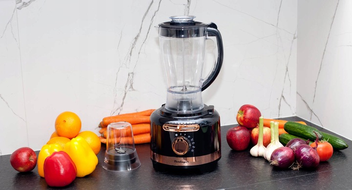 WIELOFUNKCYJNY ROBOT KUCHENNY BERLINGER 1800W BLENDER SZATKOWNICA MŁYNEK