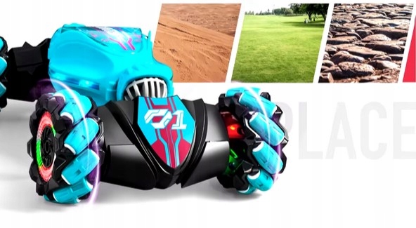 SAMOCHÓD STEROWANY GESTAMI + 2 x PILOT - AUTO 4X4 zdalnie sterowany AKUMULA