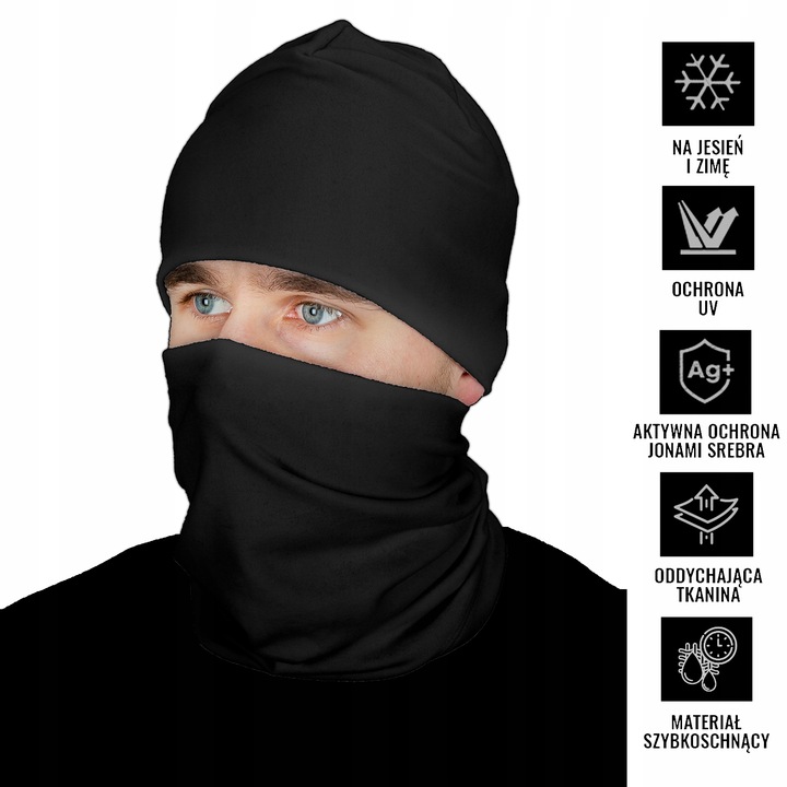 CZAPKA TERMOAKTYWNA STRAŻ OSP PSP MDP JRG ZIMOWA