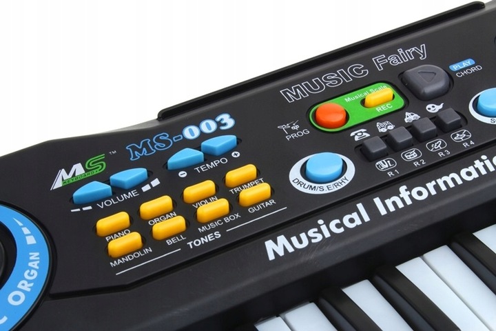 Keyboard Organy Pianino z Mikrofonem dla Dzieci Instrumenty Muzyczne